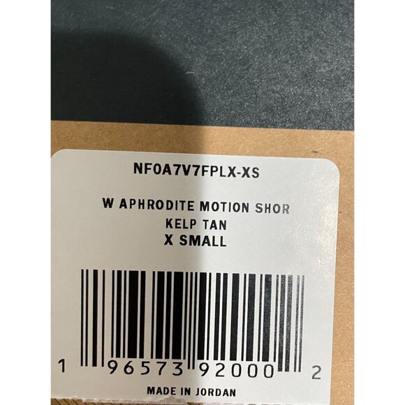 The North Face Womens Aphrodite Motion Shorts XS Kelp Tan FlashDry - Picture 14 of 15